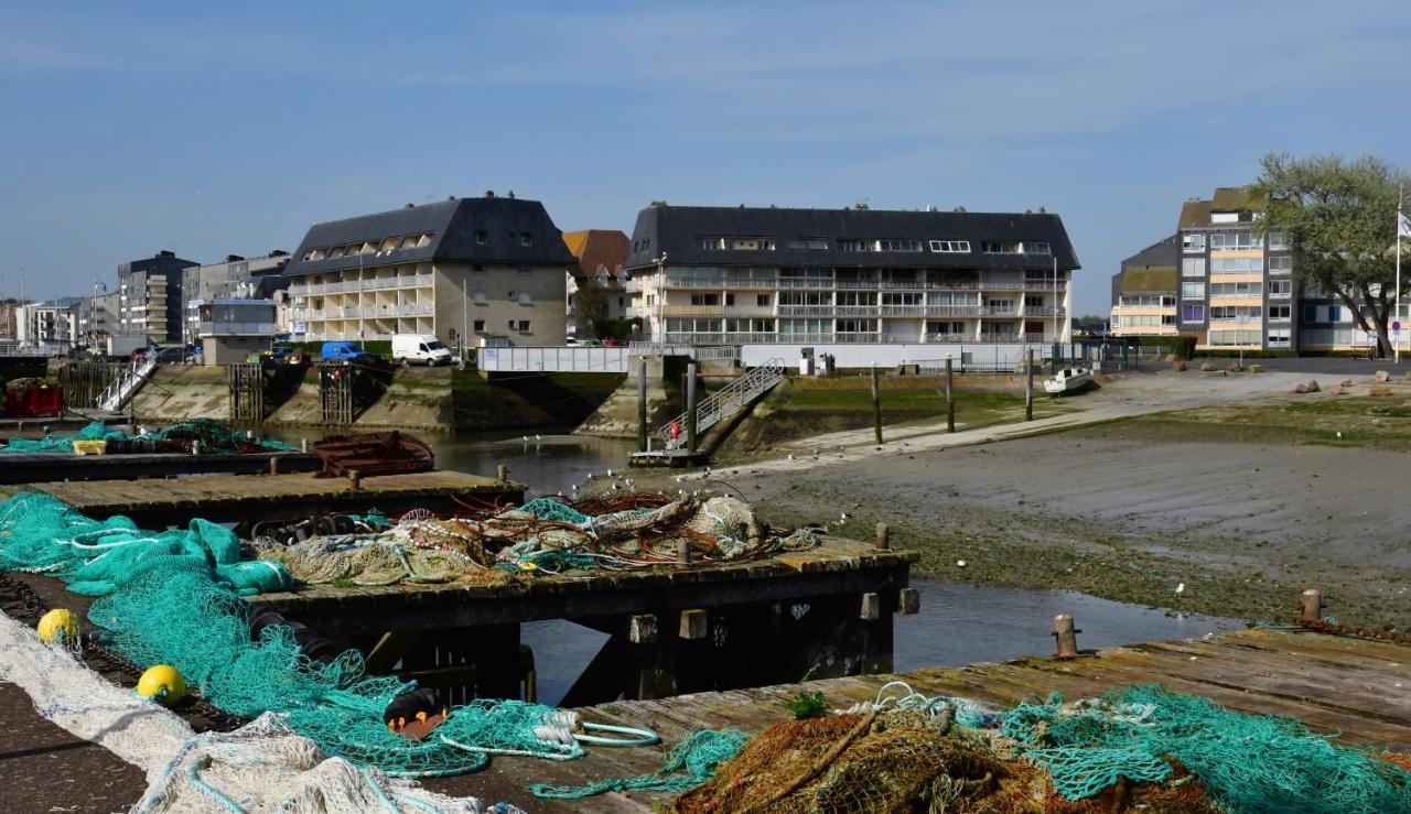 Appartement Vue Mer Et Marina, Loggia - Parking Courseulles-sur-Mer Exteriör bild